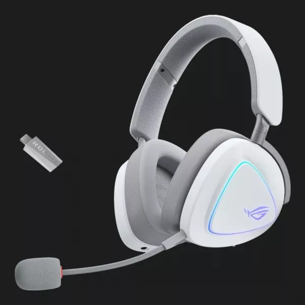 Ігрова гарнітура ASUS ROG Delta II (White) (UA)