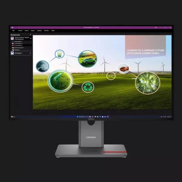 Монітор Lenovo 27" P27q-40 IPS 120Hz 64A7GAT6UA (UA)
