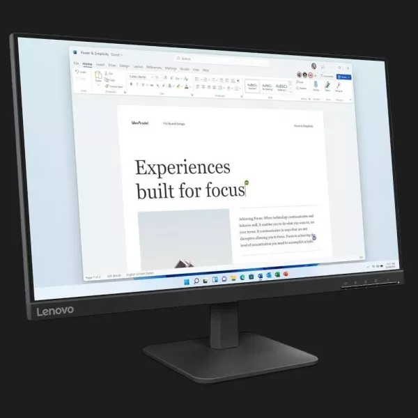 Монітор Lenovo 23.8" L24-4e IPS 100Hz 68C2KAC1UA (UA)
