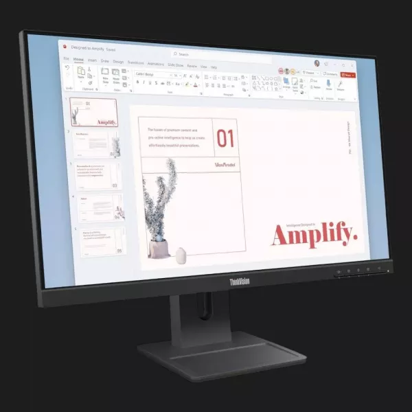 Монітор Lenovo 23.8" ThinkVision E24-40 IPS 100Hz 64BAMAT1UA (Raven Black) (UA)