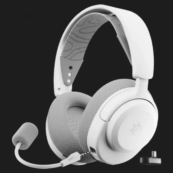 Ігрова гарнітура SteelSeries Arctis Nova 3P Wireless MultiPlatform (White) (UA)