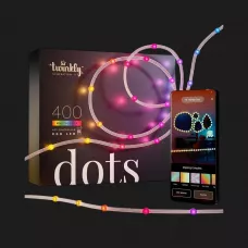 Гірлянда Smart LED Twinkly Dots Lights RGB 400 IP44 20м