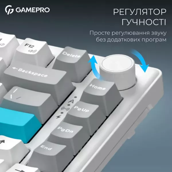 Клавіатура GamePro Asgard Yord (MK266WH) (White) (UA)