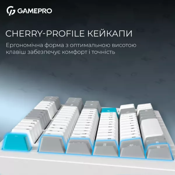 Клавіатура GamePro Asgard Ragnar (MK285WH) (White) (UA)