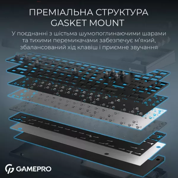 Клавіатура GamePro Asgard Ragnar (MK285BL) (Blue) (UA)