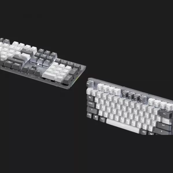 Клавіатура GamePro Genesis Metallic 100% Red switches (Gray) (UA)