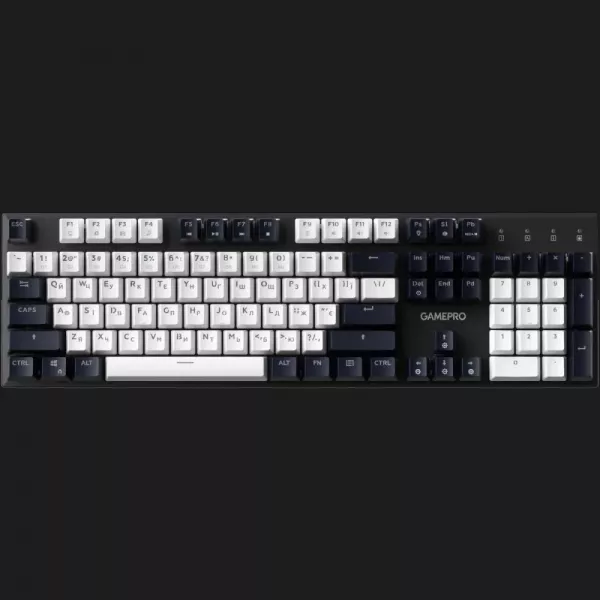 Клавіатура GamePro Genesis Metallic 100% Red switches (Black) (UA)