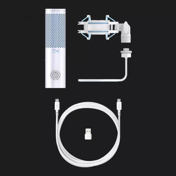 Мікрофон HyperX QuadCast 2 (White/Blue) (EU)