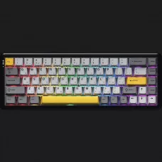 Клавіатура ігрова Ajazz (Black/Gray/Yellow) (AK680-M-BGY-AW) (UA)
