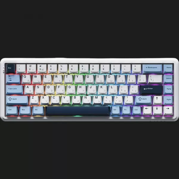 Клавіатура ігрова Ajazz (Blue/White/Dark Blue) (AK680-M-BWD-AW) (UA)