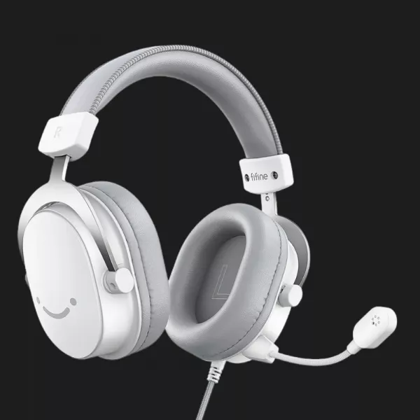 Ігрова гарнітура Fifine RGB H6W (White) (UA)