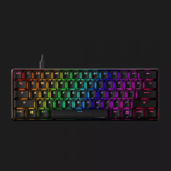 Клавіатура HyperX Alloy Origins 60 (HX red linear) (Black)