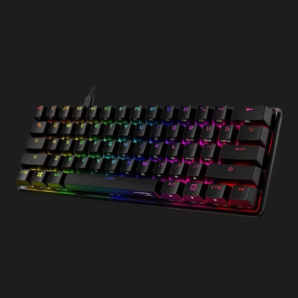 Клавіатура HyperX Alloy Origins 60 (HX red linear) (Black)