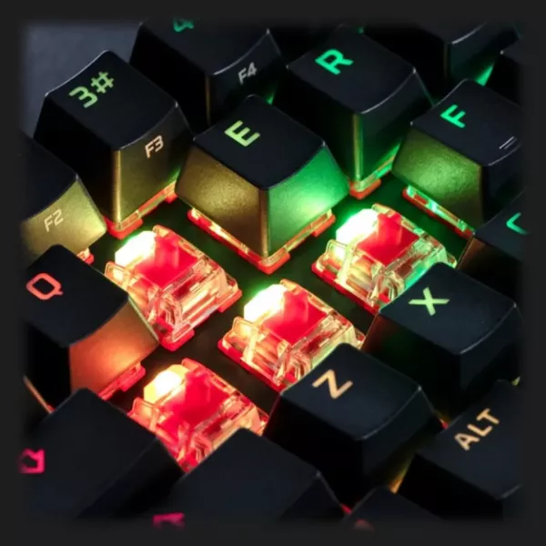 Клавіатура HyperX Alloy Origins 60 (HX red linear) (Black)