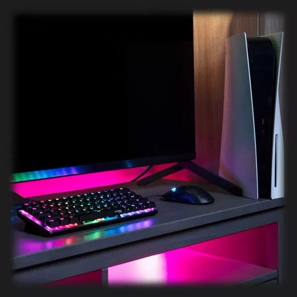 Клавіатура HyperX Alloy Origins 60 (HX red linear) (Black)
