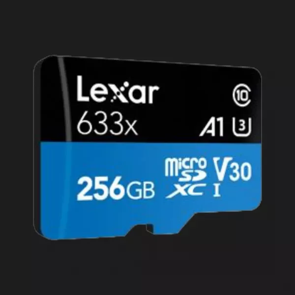 Карта пам’яті LEXAR MICRO SDXC 256GB UHS-I W/ADAPTER (LSDMI256BB633A)