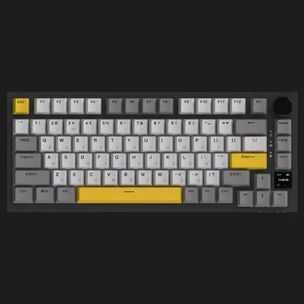 Клавіатура ігрова Ajazz AK820 PRO Flying Fish Switches (Black) (AK820PRO-FF-BGY) (UA)