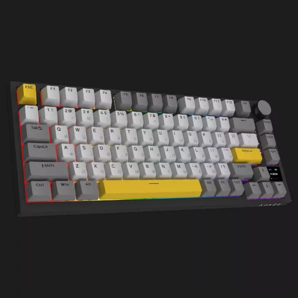 Клавіатура ігрова Ajazz AK820 PRO Flying Fish Switches (Black) (AK820PRO-FF-BGY) (UA)