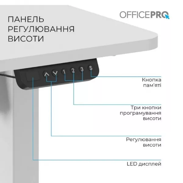 Комп'ютерний стіл OfficePro ODE1470W (White)