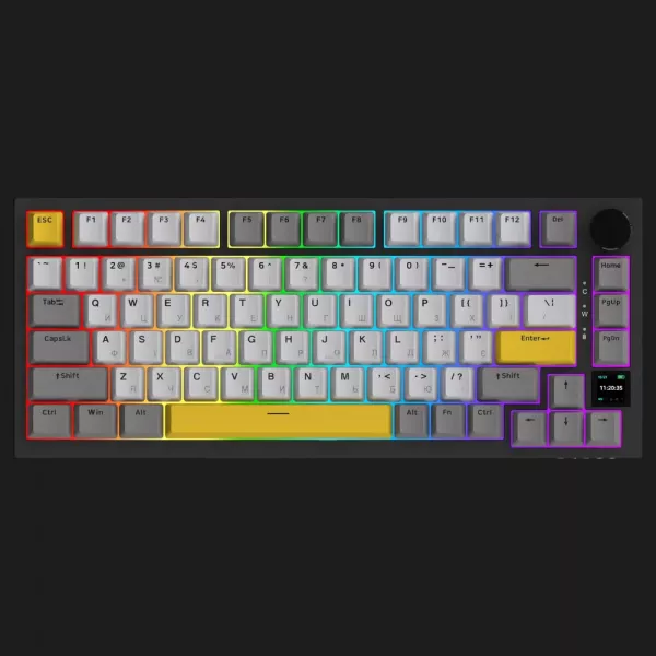 Клавіатура ігрова Ajazz AK820 PRO Gift Switch (Black) (AK820PRO-G-BGY) (UA)