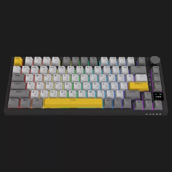 Клавіатура ігрова Ajazz AK820 PRO Gift Switch (Black) (AK820PRO-G-BGY) (UA)
