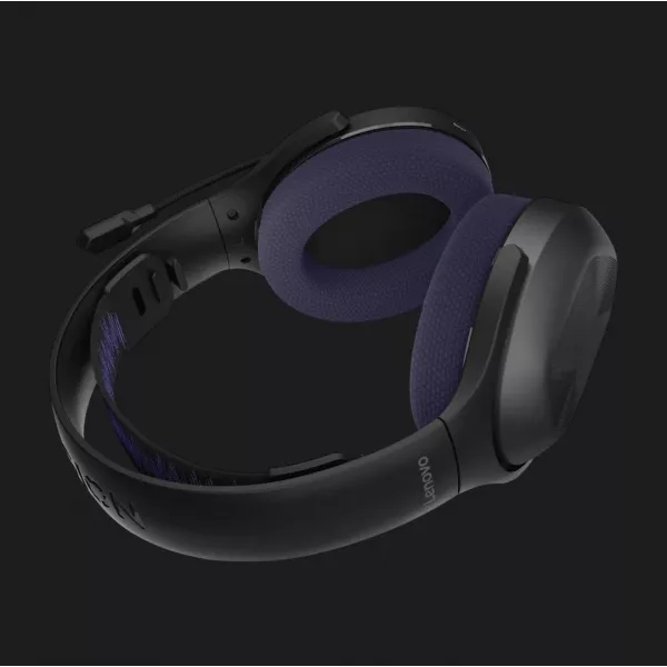 Гарнітура Lenovo Legion H410 Wireless Gaming Headset (GXD1R34013) (Black/Violet) (UA)