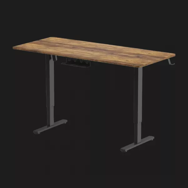 Комп'ютерний стіл OfficePro ODE1670DW (Dark Wood/Black) (UA)