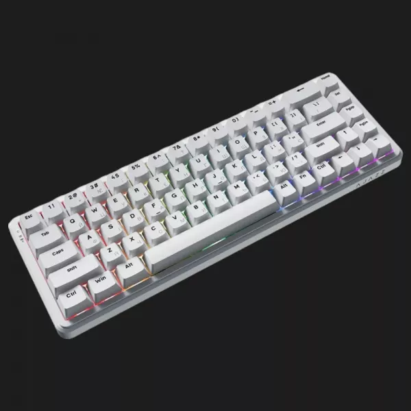 Клавіатура ігрова Ajazz AK680 MAX (White) (AK680-WM-W-A) (UA)