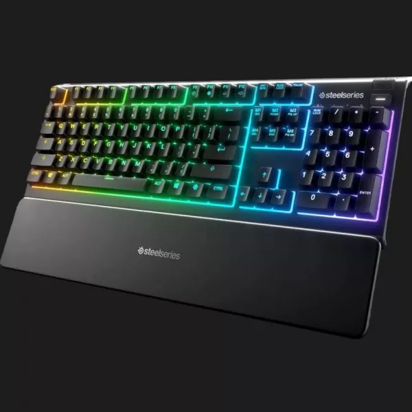 Клавіатура SteelSeries Apex 3 UA Whisper keys RGB (64795) (UA)