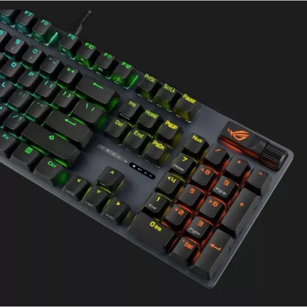 Клавіатура ASUS ROG Strix Scope II X NX Snow V2 UKR ABS (90MP03XG-BKMA00) (Black) (UA)