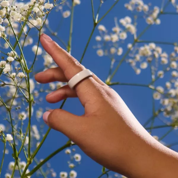 Смарт-кільце Oura Ring 4 Ceramic Cloud Size 12