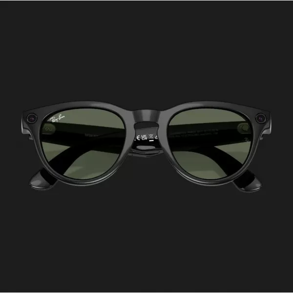 Смарт-окуляри Ray-Ban Meta Headliner (Gen 2) Low Bridge Fit (Shiny Black/G-15 Green) (RW4013F 601/71 51-23) (M)