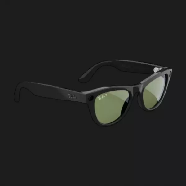 Смарт-окуляри Ray-Ban Meta Skyler (Shiny Black/G-15 Green) (RW4010 601/71 52-20) (M)