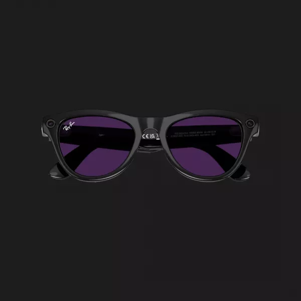 Смарт-окуляри Ray-Ban Meta Skyler (Gen 2) (Shiny Black/Clear to Amethyst Transitions) (RW4014 601/CH 52-20) (M)