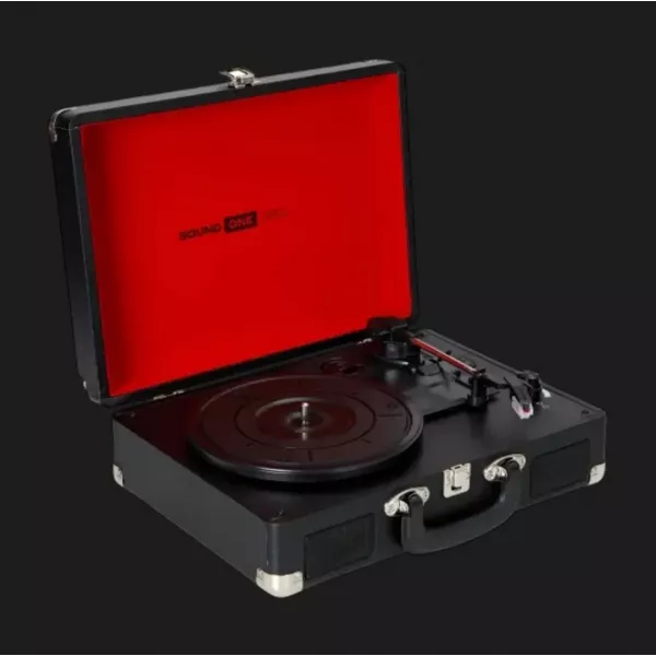 Програвач вінілу Sound One Pop (Black\Red)