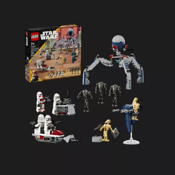 Конструктор LEGO Star Wars Клони-піхотинці й Бойовий дроїд. Бойовий набір (75372)