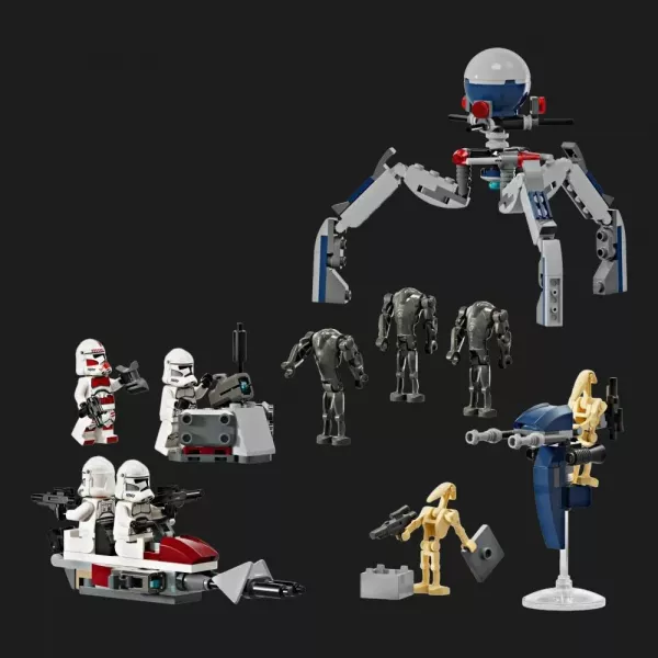 Конструктор LEGO Star Wars Клони-піхотинці й Бойовий дроїд. Бойовий набір (75372)