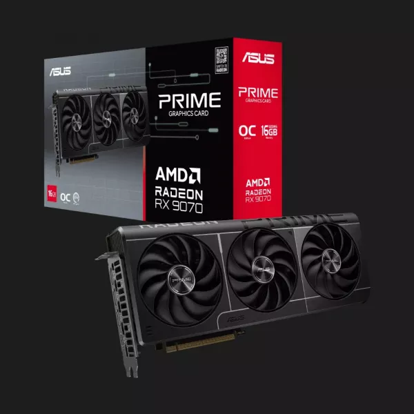 Відеокарта ASUS Radeon RX 9070 PRIME 16GB (PRIME-RX9070-O16G)