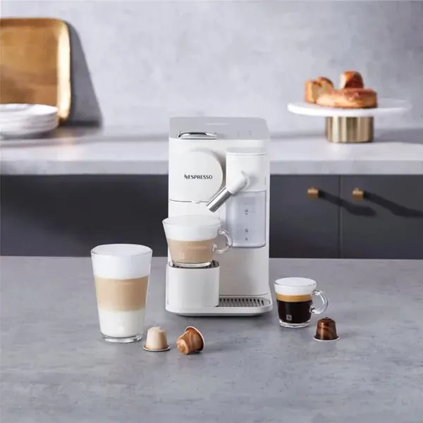 Кавоварка капсульна Delonghi Nespresso Lattissima One (White) (EN510.W)