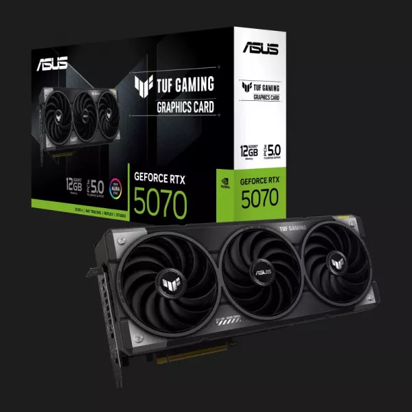 Відеокарта ASUS GeForce RTX 5070 TUF Gaming 12GB (90YV0LZ0-M0NA00)