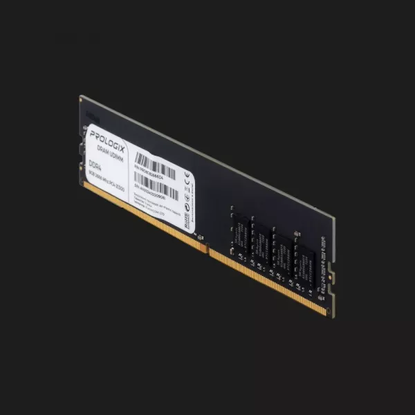 Оперативна памʼять Prologix DDR4 8GB 1x8GB 2666MHz (PRO8GB2666D4)