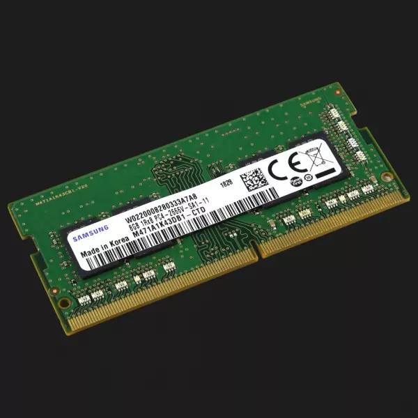 Оперативна памʼять Samsung SO-DIMM DDR4 8GB 1x8GB 2666MHz (M471A1K43DB1-CTD)