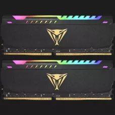 Оперативна памʼять Patriot Viper Steel RGB Black DDR4 64GB 2x32GB 3600MHz (PVSR464G360C0K)