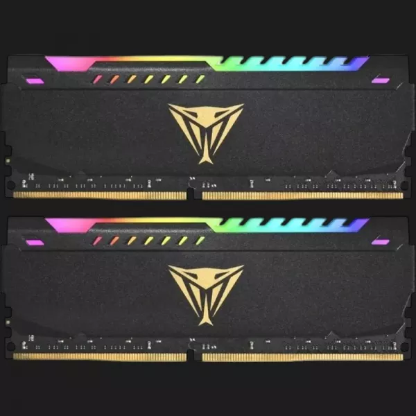 Оперативна памʼять Patriot Viper Steel RGB Black DDR4 64GB 2x32GB 3600MHz (PVSR464G360C0K)