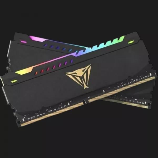 Оперативна памʼять Patriot Viper Steel RGB Black DDR4 64GB 2x32GB 3600MHz (PVSR464G360C0K)