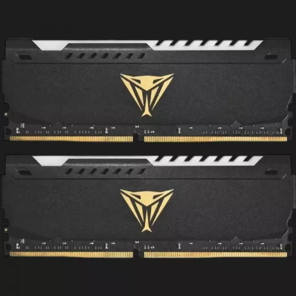 Оперативна памʼять Patriot Viper Steel RGB Black DDR4 64GB 2x32GB 3600MHz (PVSR464G360C0K)