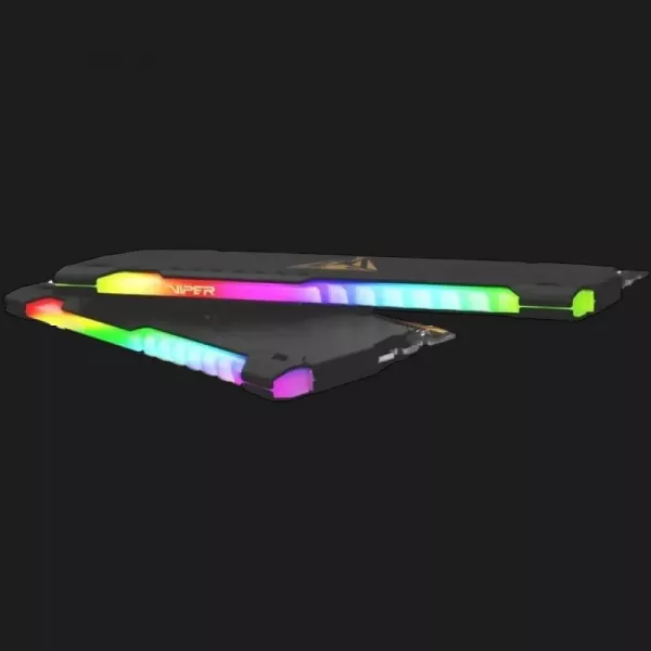 Оперативна памʼять Patriot Viper Steel RGB Black DDR4 64GB 2x32GB 3600MHz (PVSR464G360C0K)