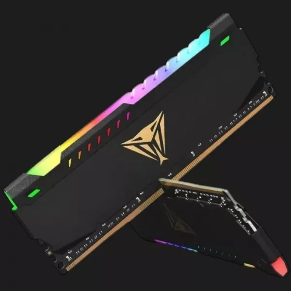 Оперативна памʼять Patriot Viper Steel RGB Black DDR4 64GB 2x32GB 3200MHz (PVSR464G320C8K)