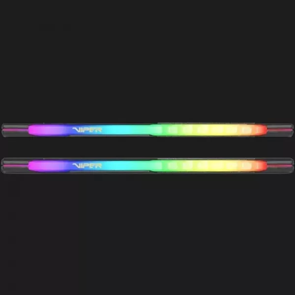 Оперативна памʼять Patriot Viper Steel RGB Black DDR4 64GB 2x32GB 3200MHz (PVSR464G320C8K)