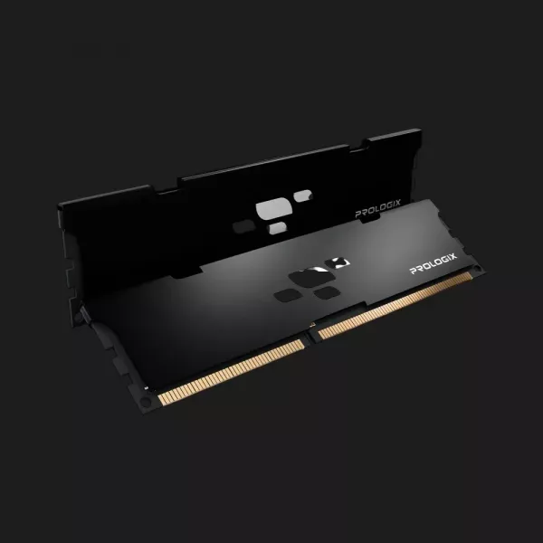 Оперативна памʼять Prologix Black DDR5 32GB 2x16GB 5600MHz (PRO32GB5600B5K)